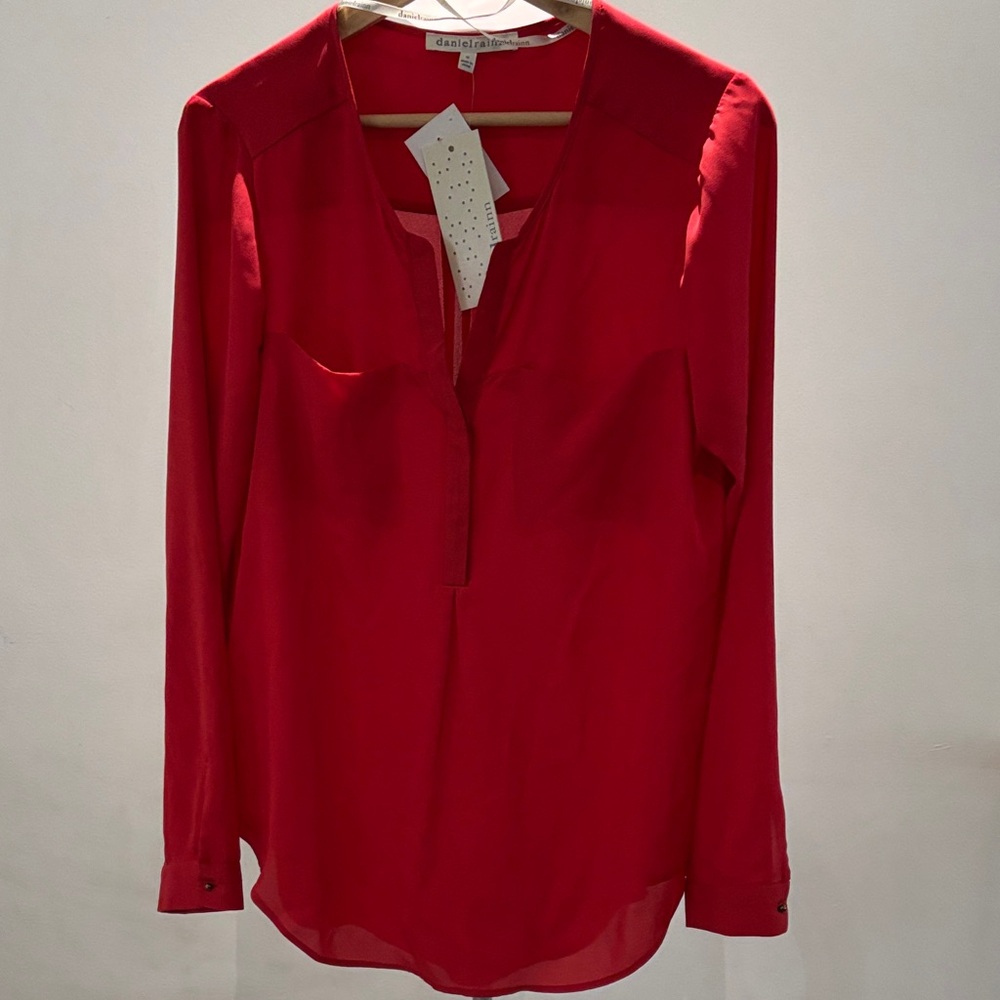 Daniel Rainn Scarlet Long Sleeve Blouse